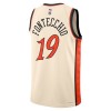 Muške NBA Dres Detroit Pistons Simone Fontecchio Nike 2024-25 City Edition Bijela Swingman
